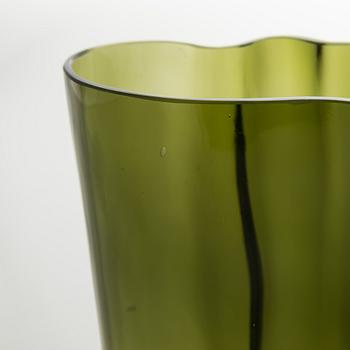 Alvar Aalto, a 1950s glass vase, model 3030, signed Alvar Aalto 3030.