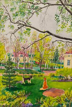 GRETA HÄLLFORS-SIPILÄ, water colour, signed and dated 25.11. -49.