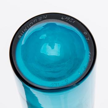 FLASKA, glas, signerad Nanny Still, Riihimäen Lasi Oy.