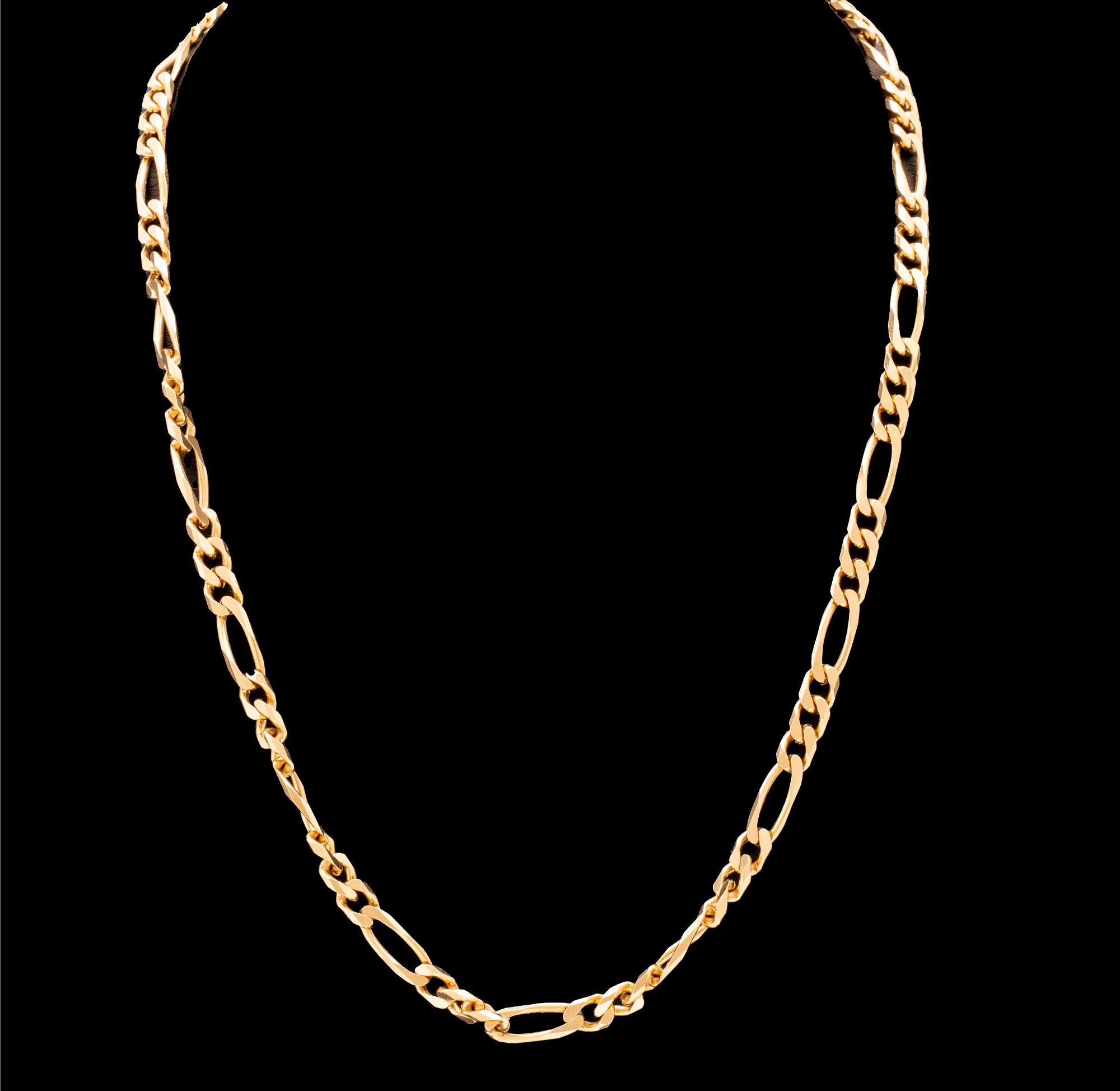 Halsband 18K guld Arezzo Italien.