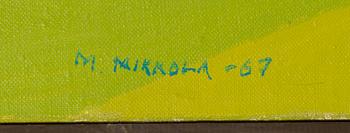 Matti Mikkola, öljy kankaalle, signeerattu ja päivätty -97.