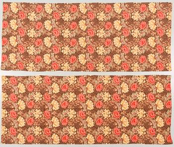 TYG/TYGVÅDER, ett par, "Chrysanthemum Minor", William Morris, omkring 2000.