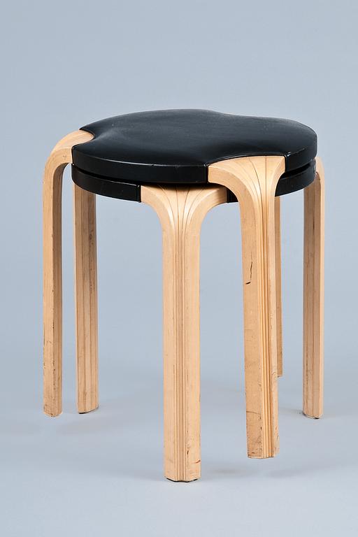 Alvar Aalto, A PAIR OF STOOLS No X 600.