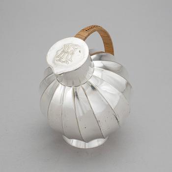 SYLVIA STAVE, kanna, nysilver, CG Hallberg, Stockholm, 1930-tal.