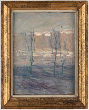 SVEN DEURELL, oil on panel, signed.