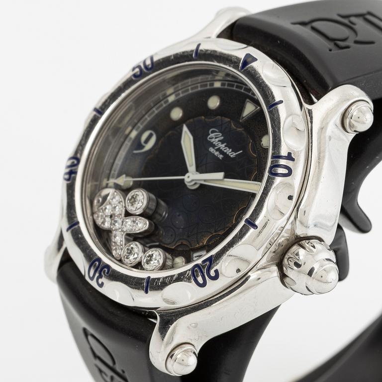 Chopard, Happy Sport, "Fish", armbandsur, 38 mm.