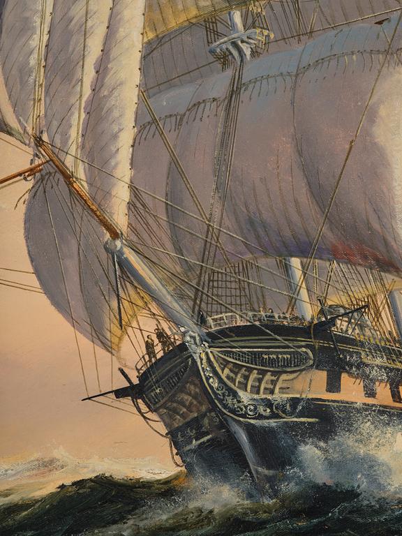 John Bentham Dinsdale, "Oxford" of the Black Ball Packet Line.