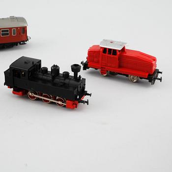 A lot of Märklin train parts, second half of the 20th century.