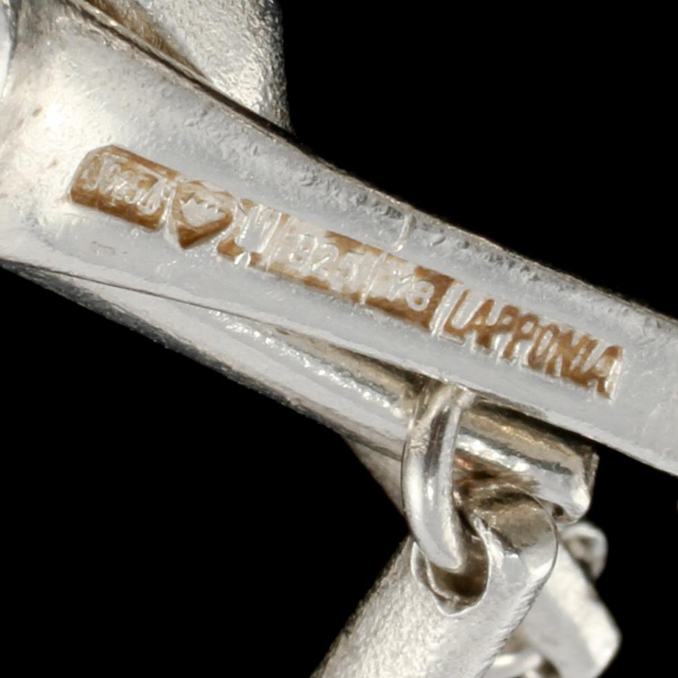 COLLIER, sterlingsilver, Björn Wecksteröm, Lapponia, 2000. Vikt 50 g.