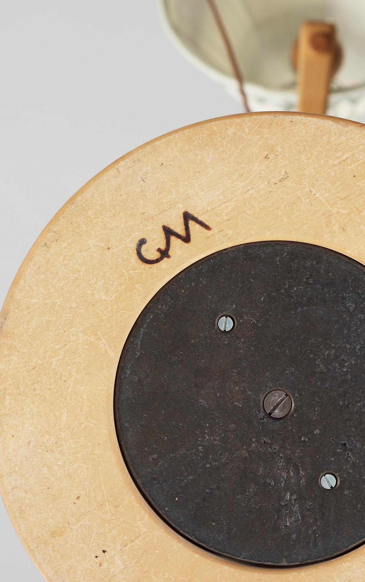 GOLVLAMPA, "Staken", brännmärkt Carl Malmsten. 1900-talets andra hälft.