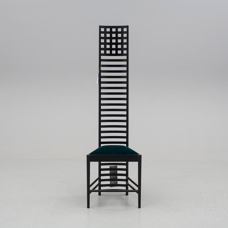 CHARLES RENNIE MACKINTOSH, stol, "Hill House 1", Cassina, Italien. Formgiven 1902.