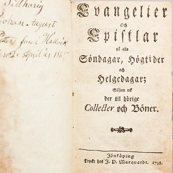 BÖCKER 6 st, 1600-/1800-tal.