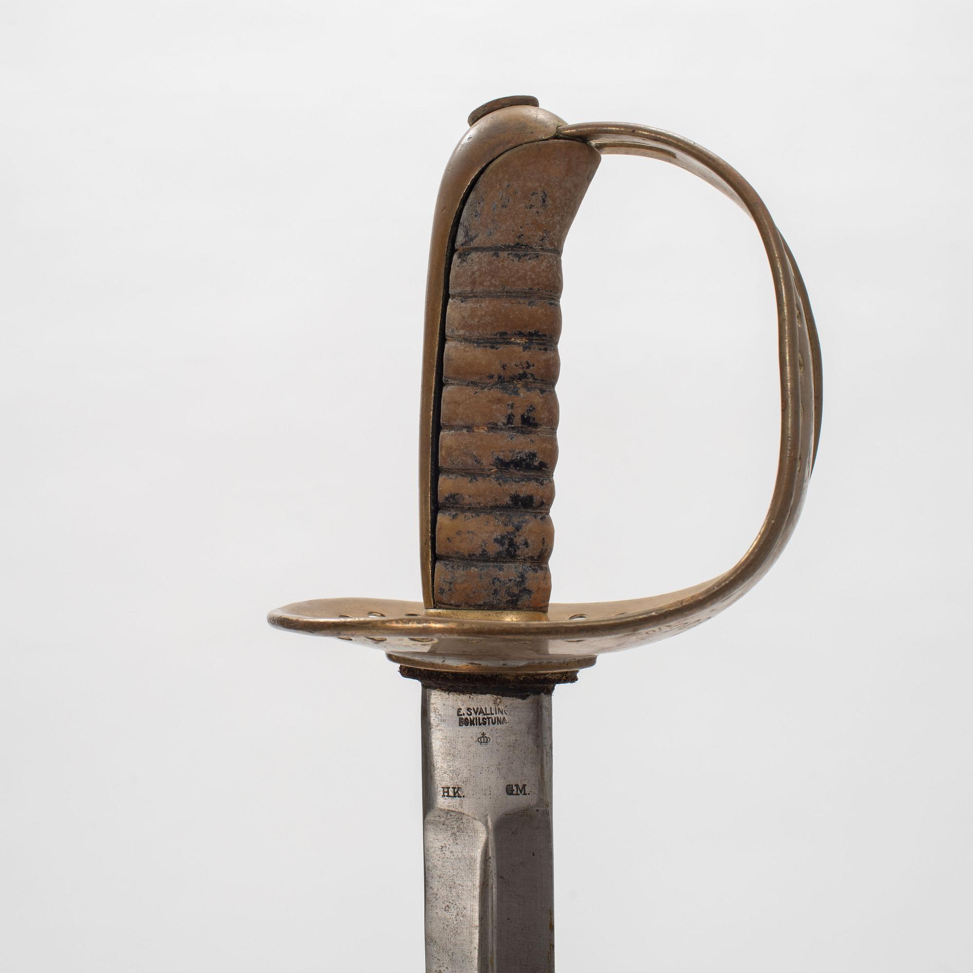 A Swedish cavalry saber.