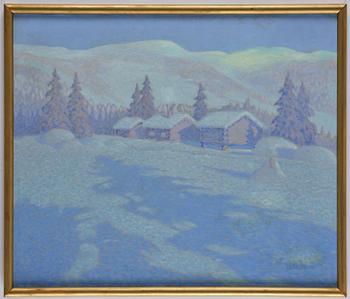 Bror Lindh, Winter Landscape.