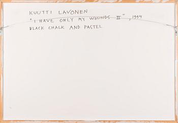 Kuutti Lavonen, "I HAVE ONLY MY WOUNDS II".