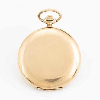 Pocket watch, Levrette, hunter, 50,5 mm.