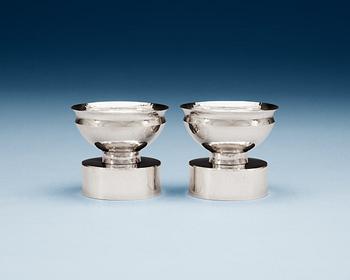 620. A pair of Martin Öman silver candlesticks, Malmö 1976.