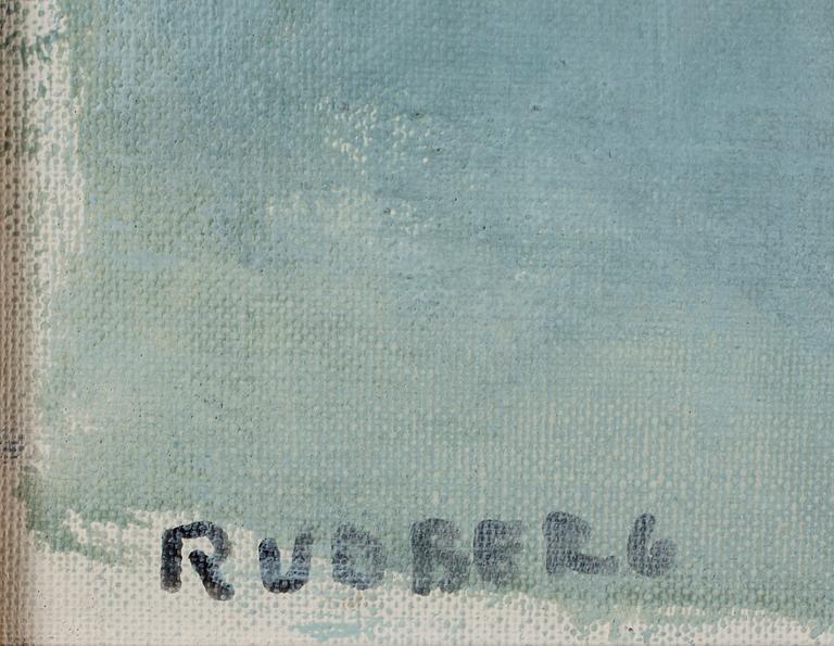 GUSTAV RUDBERG, olja på duk, signerad.