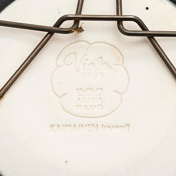 Birger Kaipiainen, Four ceramic dishes, stamped 'Viola 1967, Arabia Finland, Kaipiainen Invenit'.