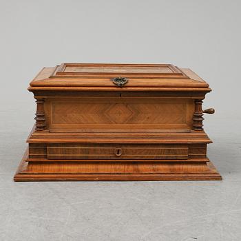 A German Symphonion music box, Jul. Heinr. Zimmermann, Leipzig, late 19th Century.