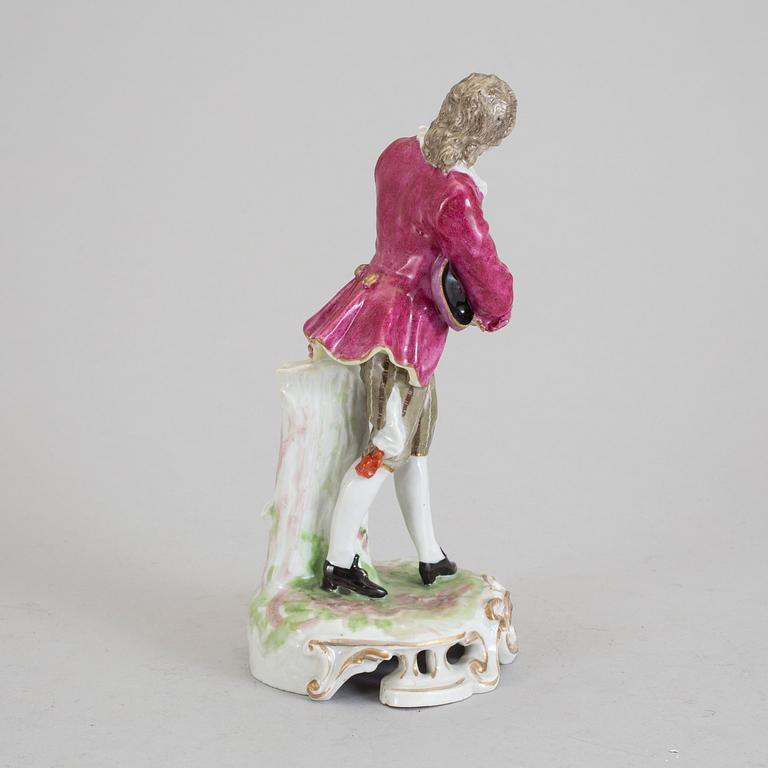 FIGURIN, porslin, Doccia-liknande märke, troligen 1800-tal.