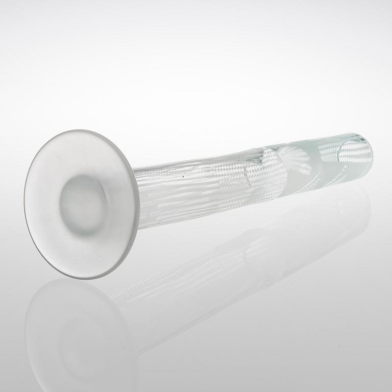 KERTTU NURMINEN, A GLASS SCULPTURE, signed Kerttu Nurminen Nuutajärvi Notsjö 1991.