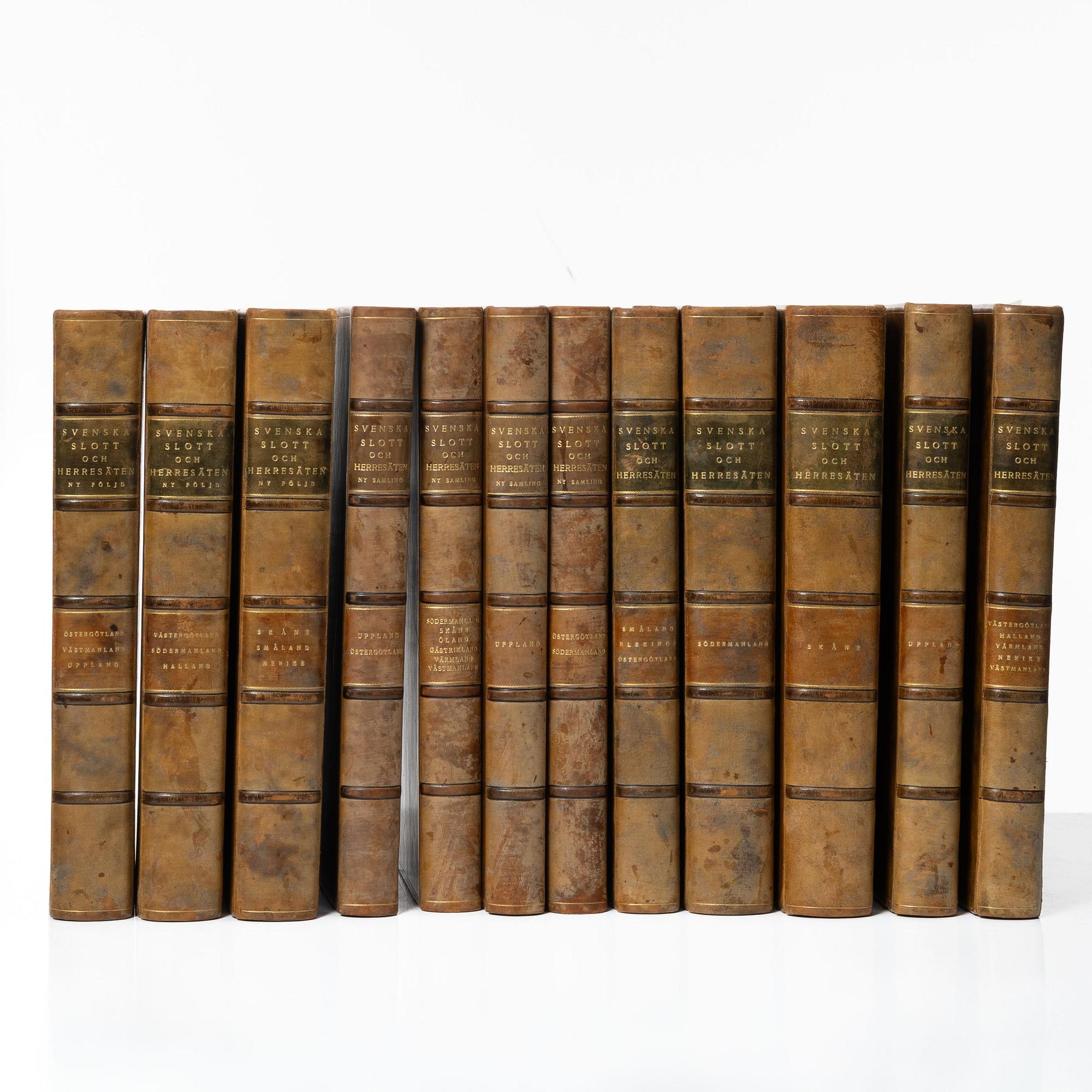 "Svenska slott och herresäten vid 1900-talets början", 12 vol. Stockholm, 1908-1933.