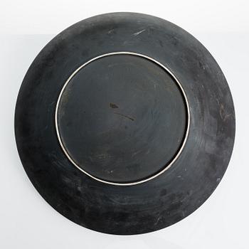 FRIEDL HOLZER-KJELLBERG A stoneware dish, signed ARABIA -F.H.Kj.-.