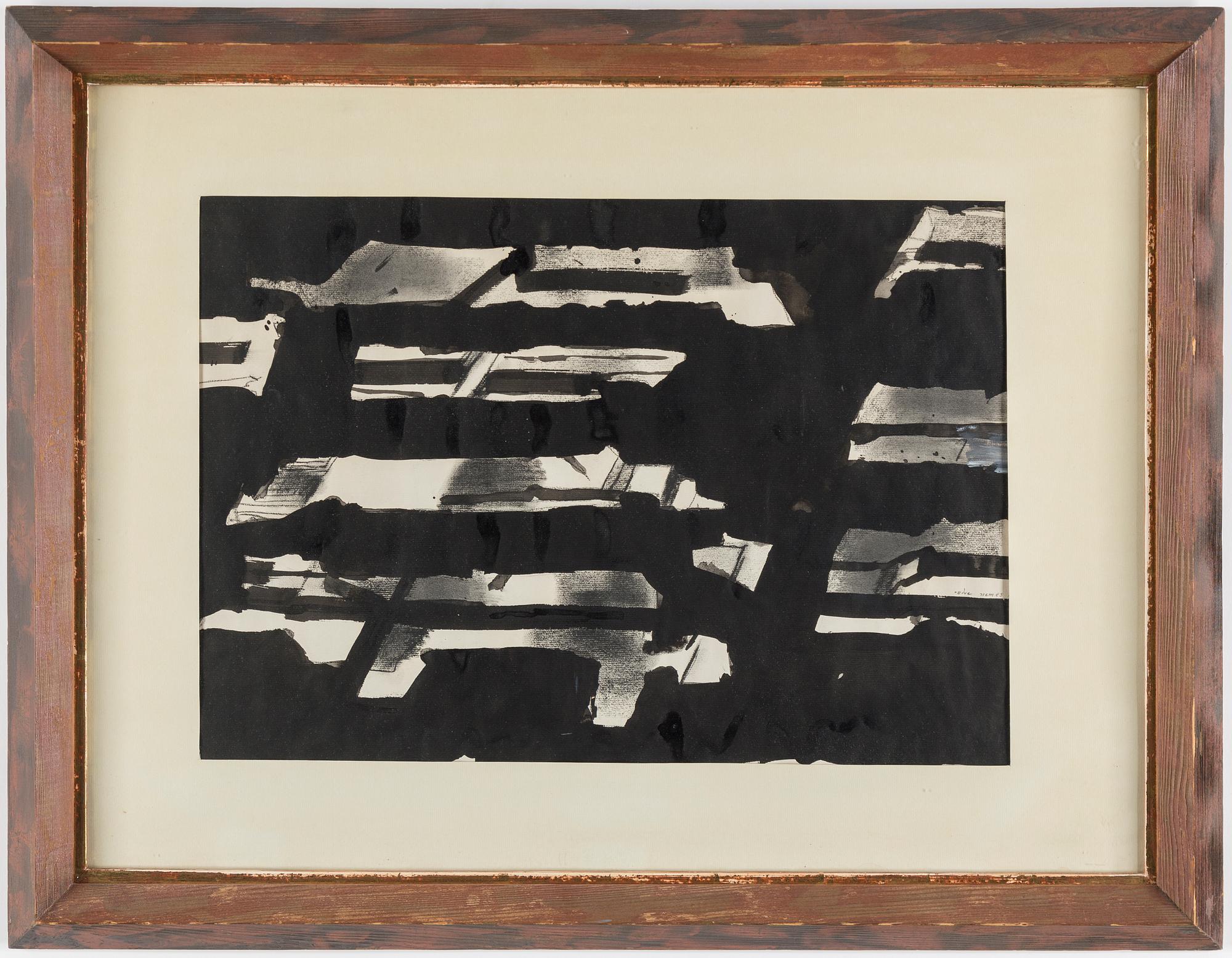 ENDRE NEMES, tusch, signerad endre nemes och daterad med blyerts.