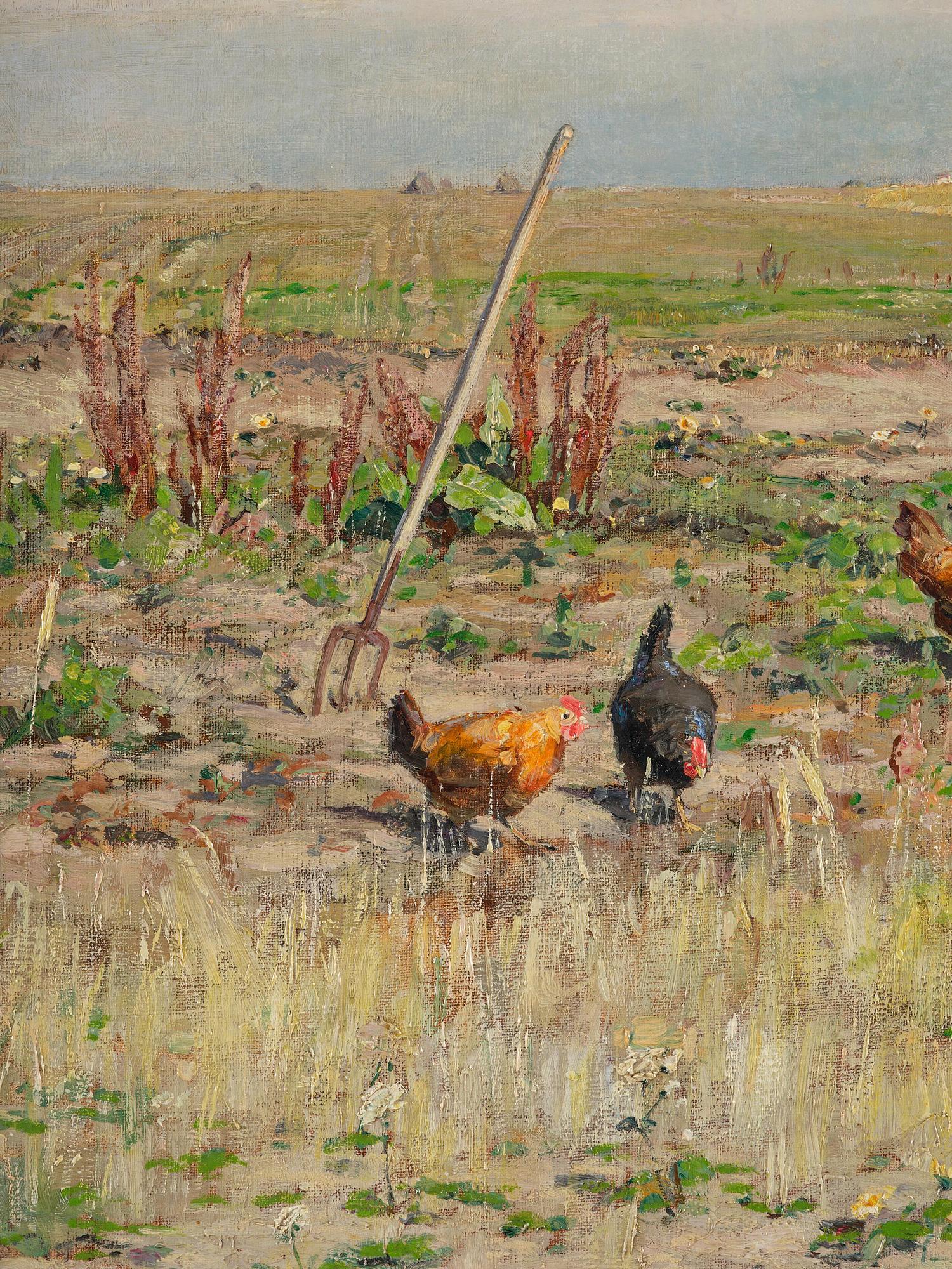 Johan Krouthén, "Höns i trädgårdslandet".