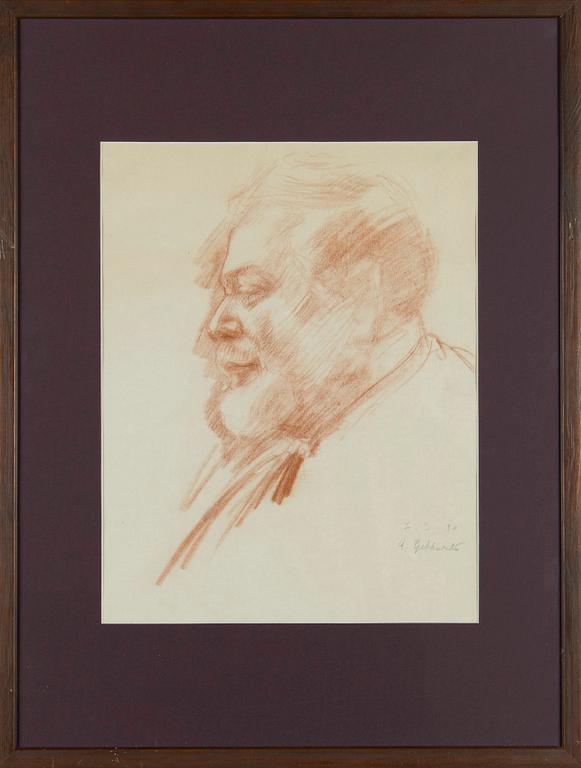 Santeri Salokivi, Man in profile (Albert Gebhard).