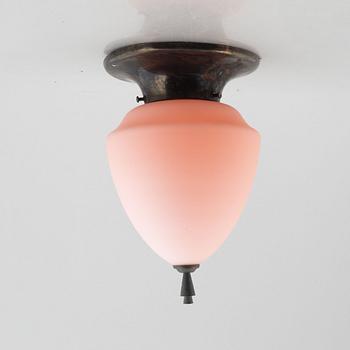 Harald Notini, a ceiling lamp, Arvid Böhlmarks Lampfabrik, Stockholm, 1920's.