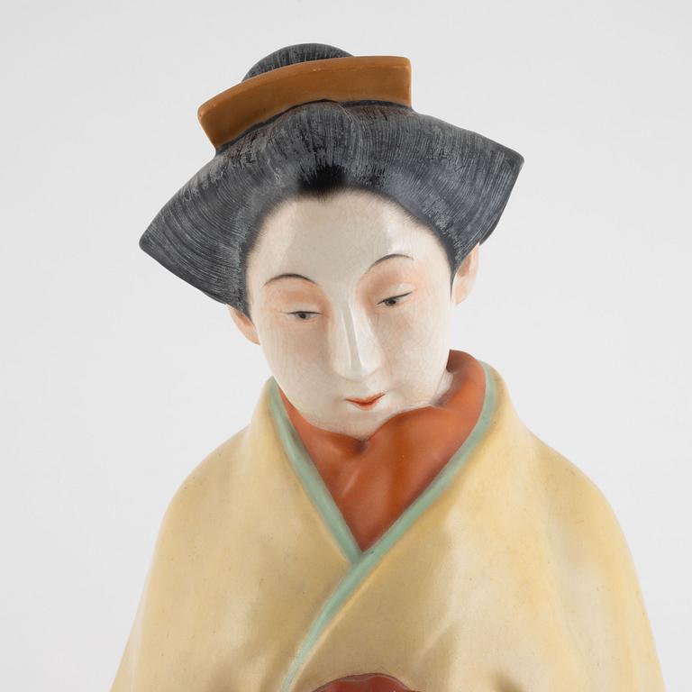 Sculpture, porcelain, Kozan, Japan, 20th century.