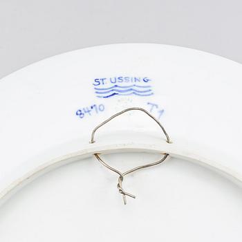 A porcelain dish by Stephan Ussing from Royal copenhagen.