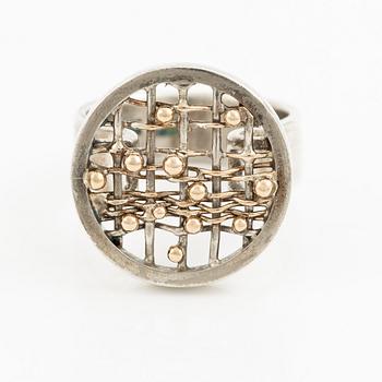 Anders Högberg, ring, sterlingsilver, Göteborg 1992.