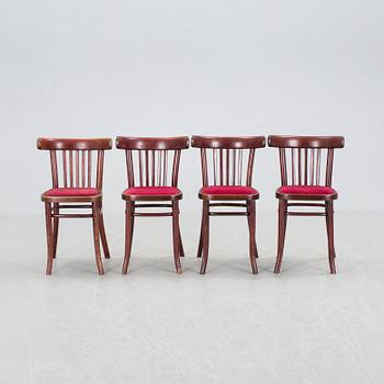 STOLAR, 4 st, Thonet, 1900-talets första hälft.