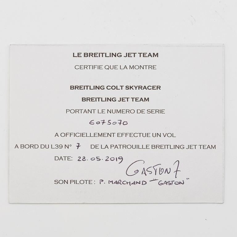 Breitling, Colt Skyracer, "Special Edition, Jet Team", ca 2019.