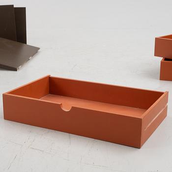 A bookcase, late 20th Century.