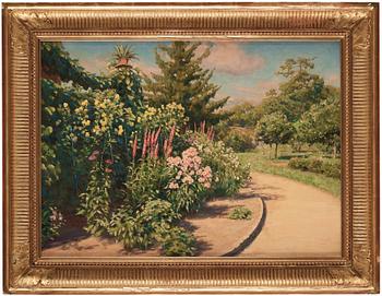 Johan Krouthén, In the gardens.