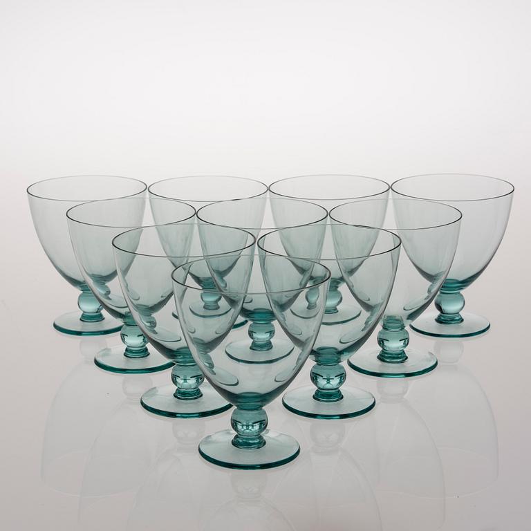 GLASSERVIS, 81 delar, 1920-tal.