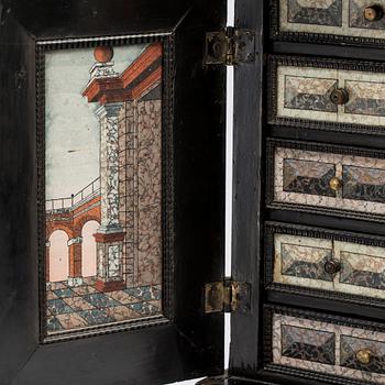 KABINETTSKÅP, barock, 1600-tal.