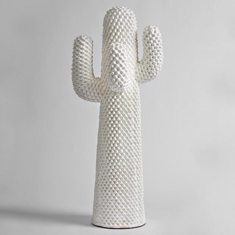 Guido Drocco & Franco Mello, a "Cactus" (Biancocactus) coat hanger/sculpture, ed. 96/250, Gufram, Italy, post 2018.
