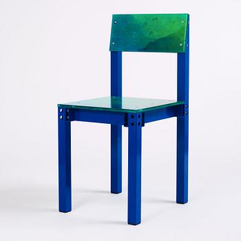 Fredrik Paulsen, a unique chair, "Chair One Open Air, Eternal Vegan Crystals", JOY, 2024.