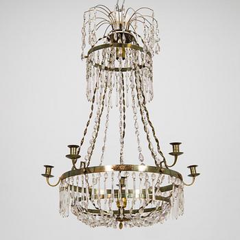 An early 19th century late Gustavian chandelier.