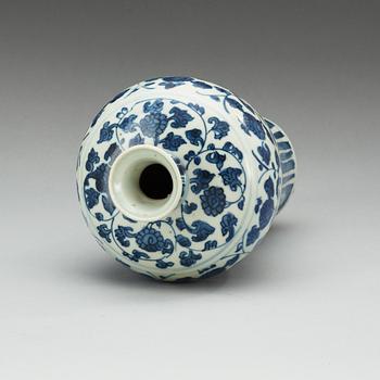 A Meiping blue and white jar, Ming dynasty (1368-1644).