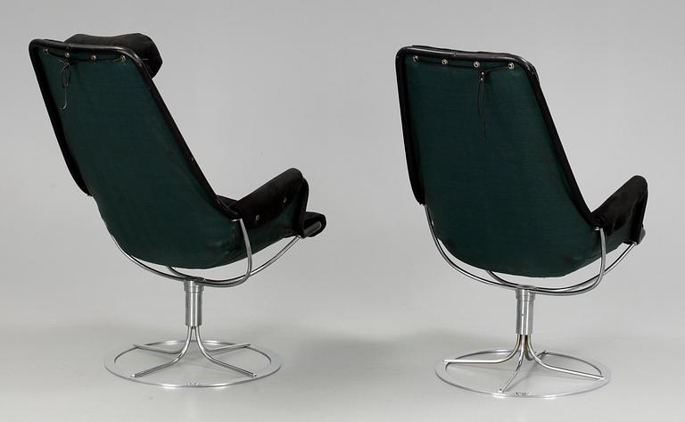 FÅTÖLJER, ett par, "Jetson", Bruno Mathsson, Dux.