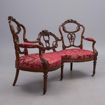 SOFFA, rokokostil, 1800-talets slut.