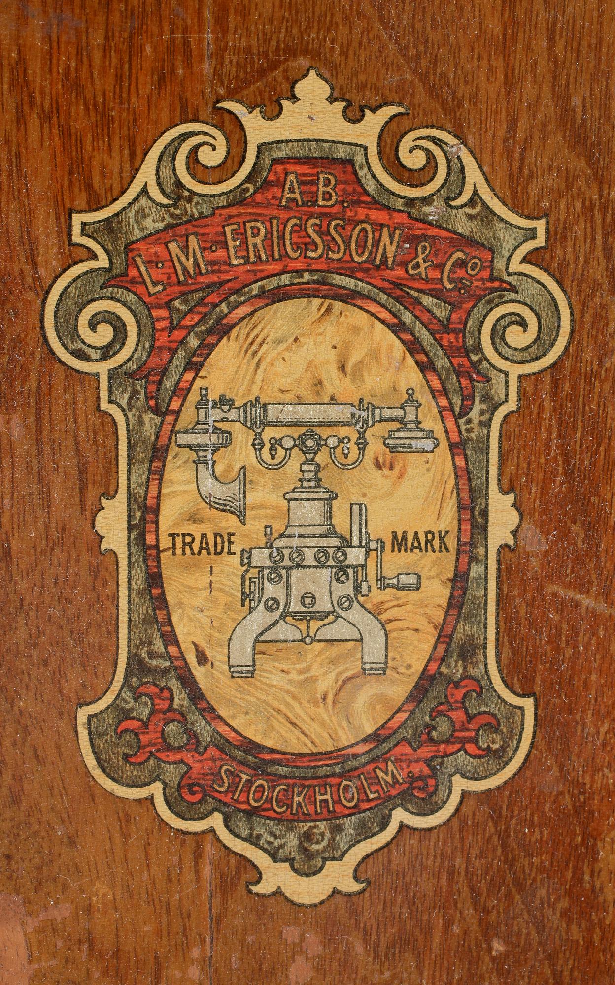 VÄGGTELEFON, LM Ericsson, 1800-talets slut.
