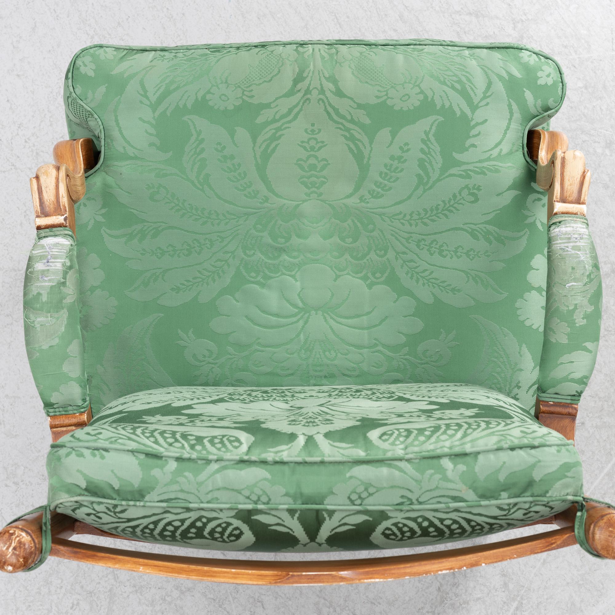 A pair of Gripsholm model armchair, second half of the 20th century.