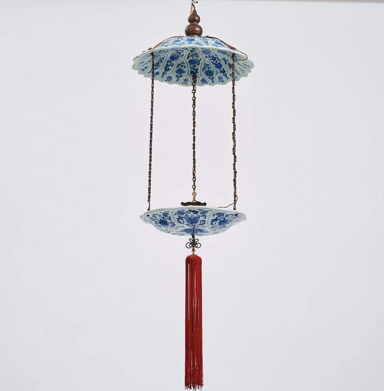 A Chinese hanging lantern, Qing dynasty, 19th Century.